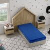 Kids Pedic - 7" Full Waterproof Protection Mattress - Blue - Image 3