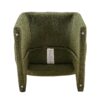 Modern Accent Chair Green Single Sofa Chair, Upholstered Side Chair Teddy Comfy Chair For Dining Room / Bedroom / Living Room / Reception 1 Piece - Green - Image 12