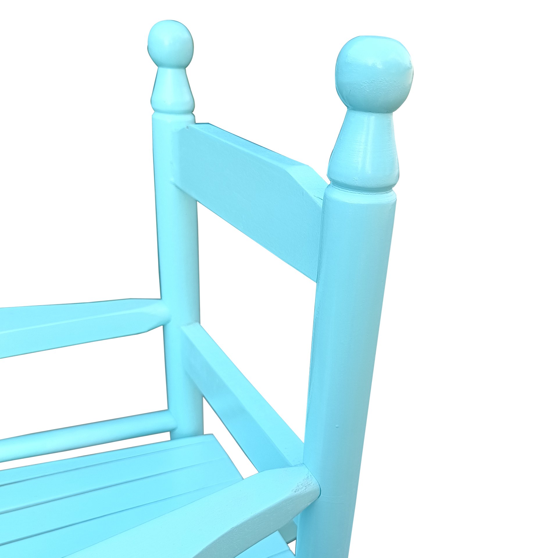 Children's Rocking Chair Indoor Or Outdoor, Suitable For Kids, Durable - Light Blue - Image 8