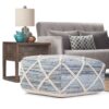 Cowan - Square Pouf - Blue / Natural - Image 6