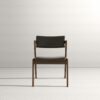 Edwin - Mid-Century Modern Dining Chair (Set of 2) - Black / Brown - Image 10