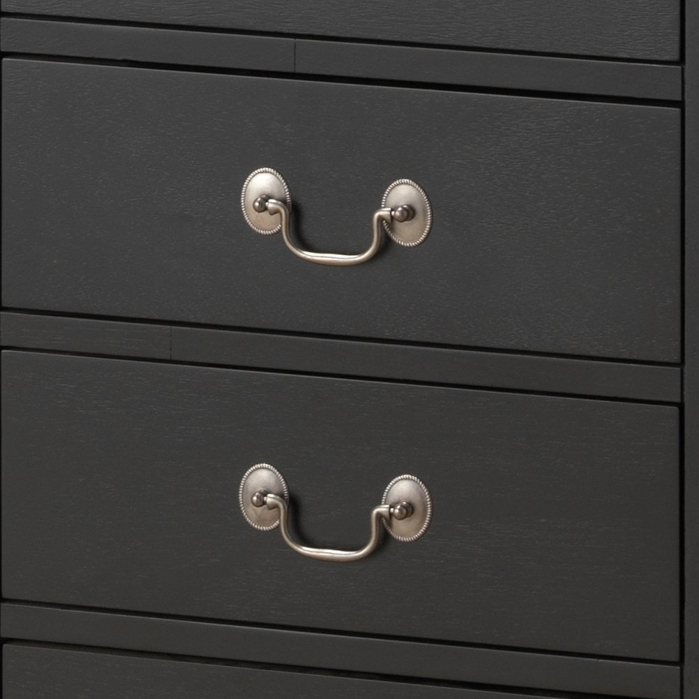 Elegant Traditional Lingerie Chest - Black - Image 4