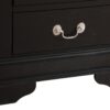 Louis Phillipe - Elegant Traditional Nightstand - Black - Image 6