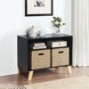 Livia - Multi Purpose Changing Table - Black, Natural - Image 8
