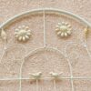 2 Pack Metal Garden Trellis Rustproof Trellis For Climbing Plant Outdoor Flower Support - Cream White - Image 4