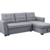 Avery - Sleeper Sectional Sofa With Reversible Storage Chaise - Light Gray - Image 4