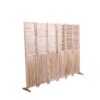 Panel Wooden Folding Room Divider - Natural - Image 4