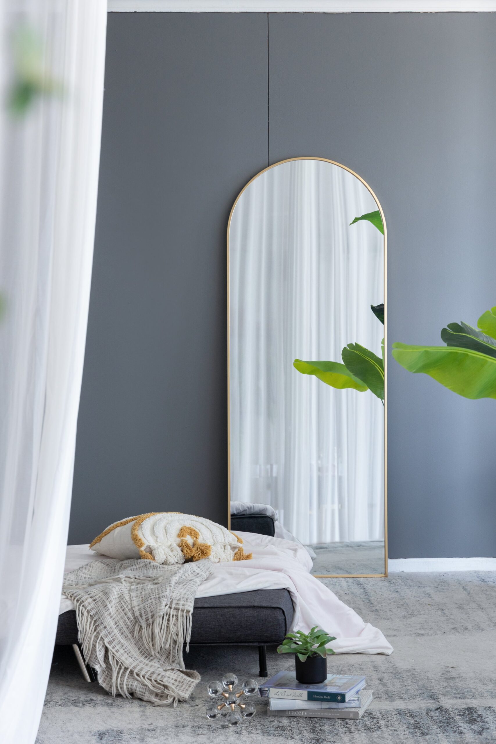 Celine Arch Body Mirror - Gold - Image 10
