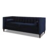 Jack - Modern Tuxedo Tufted Sofa - Dark Navy Blue - Image 5
