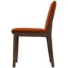 Laura - Mid-Century Modern Solid Wood Dining Chair (Set of 2) - Orange - Image 10