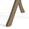 Helen - Outdoor Acacia Wood Dining Chair (Set of 2) - Gray / Creme - Image 12