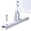 Outdoor & Indoor Privacy Screen Metal Privacy Screen, Freestanding Decorative Privacy Screen For Deck Balcony, Privacy Fence Panels - White - Image 11
