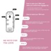 3 Piece Luggage Sets Lightweight Suitcase With Two Hooks, Spinner Wheels, Tsa Lock, (20/24/28) - Pink - Image 13