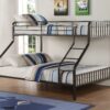 Caius - Twin Long Queen Bunk Bed - Gun - Image 10