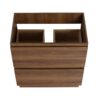 Modern Freestanding Bathroom Vanity Cabinet With Double Drawer - Brown - Image 7