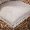 Nikki - Modern, High-End Tufted Solid Wood Contemporary Velvet Upholstered Dining Chair With Wood Legs Nailhead Trim (Set of 2) - Beige - Image 9