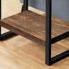 Accent Table, Side, End, Nightstand, Lamp, Living Room, Bedroom, Industrial - Brown - Image 8