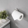 Bathroom Set 4 Pack With Towel Bar Racks, Toilet Paper Holder, Ring, Hook, Stainless Steel - Brushed Nickel - Image 7