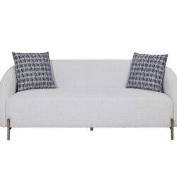 Rounded Sofa - White