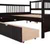 Full Size DayBed With 2 Drawers - Espresso - Image 3