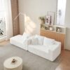 Modular Cloud Sectional Couch With L Shape Chaise - White - Image 12