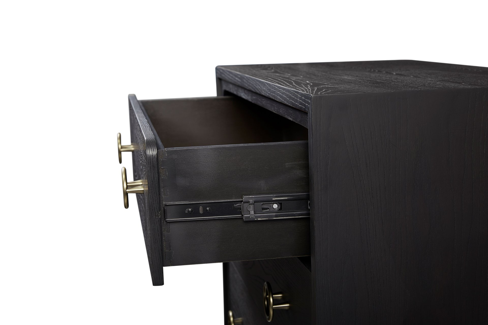 5 Drawer Chest Ample Storage - Peppercorn - Image 5