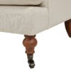 Alana Lawson - Accent Arm Chair Metal Casters - Light Beige - Image 4