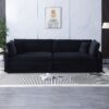 2 Throw Pillows, Four Backrests, Opening Up A New Style For The Living Room's Casual Area - Black - Image 4