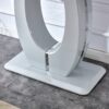 Modern Minimalist Light Rectangular Counter Bar Table For Bedroom Balcony Office - Light Gray - Image 7