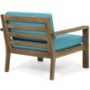Antoine - Outdoor Club Chairs With Cushions (Set of 2) - Brown / Teal - Image 6