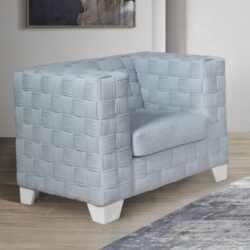 Saree - Chenille Chair - Light Blue