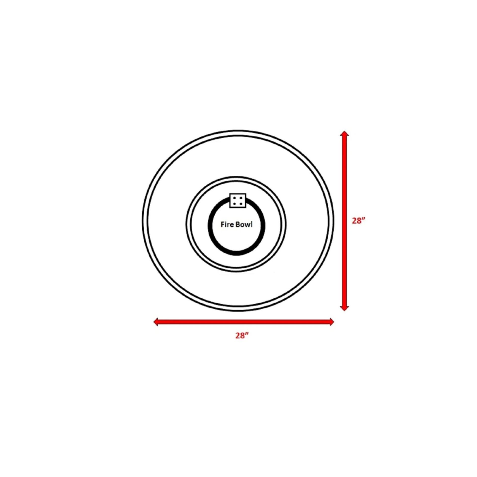 Reinforced - Outdoor Fire Pit - Stone Gray - Image 5