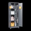 Metal Storage Cabinets, Cleaning Tool Cabinet With Locking Door, Tall Broom Tool Organizer And Storage, Large Storage Cabinet For Kitchen - Gray - Image 12