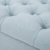 Glouster - Contemporary Storage Ottoman With Button Tufting - Blue - Image 5