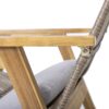 Acacia Wood Cape Woven Wicker Large Lounge Chair With Pillow For Patio, Deck, Yard, Lawn And Garden Seating Wicker (Set of 2) - Teak - Image 22