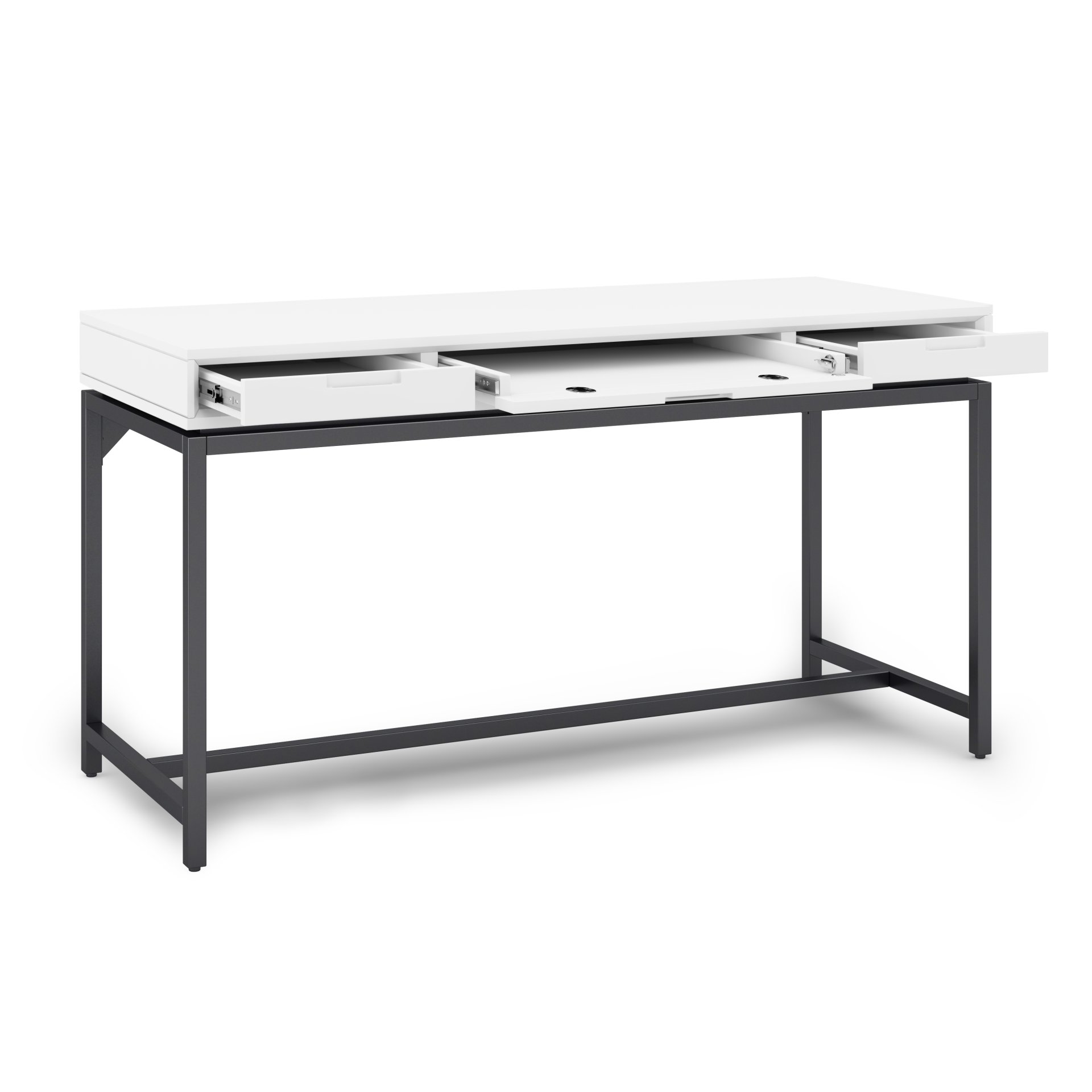 Banting - Mid Century Desk - White - Image 7
