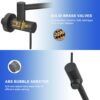 Modern Design Wall Mount Pot Filler Faucet With Dual Handles - Matte Black - Image 7