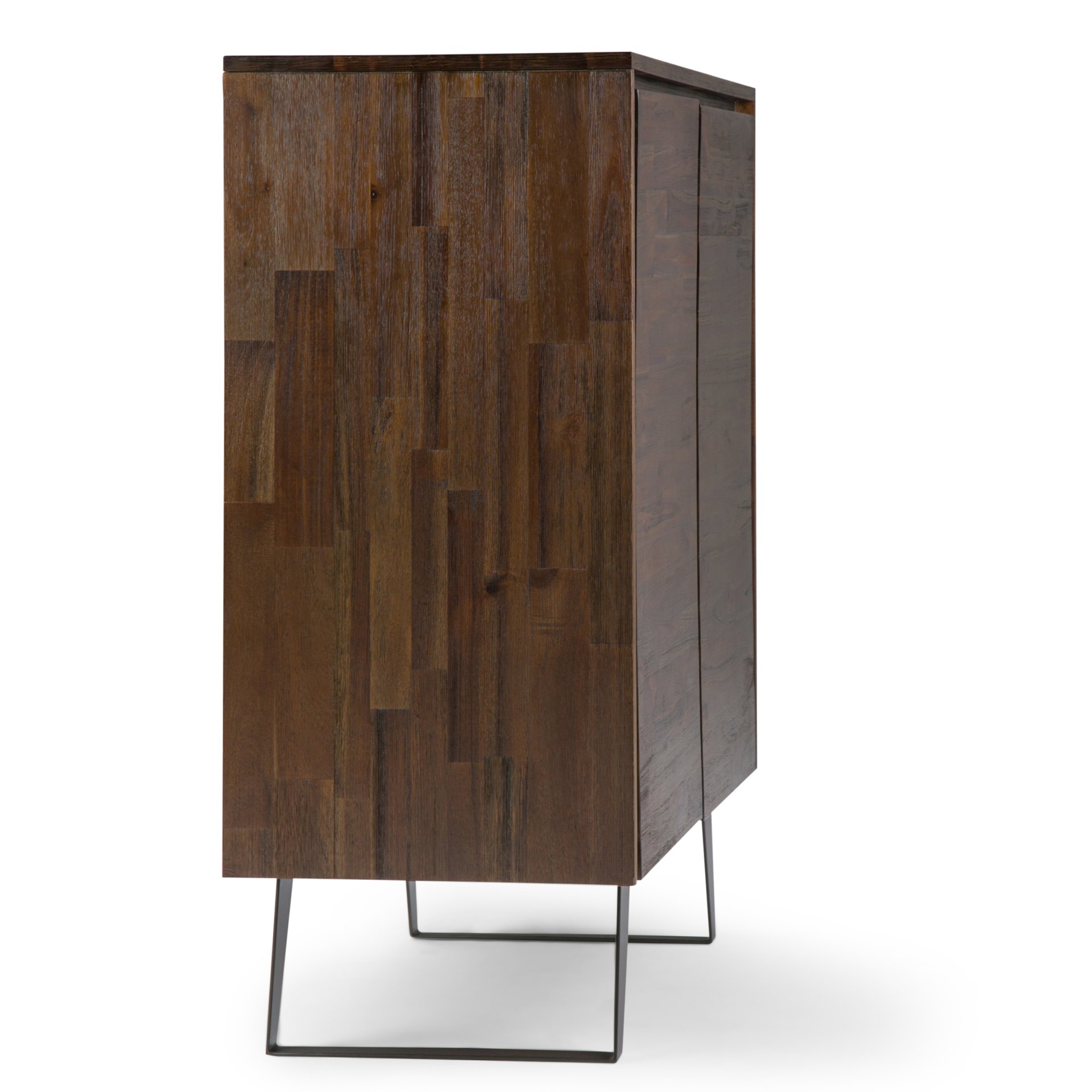 Lowry - Medium Storage Cabinet - Distressed Charcoal Brown - Image 7