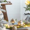 Christmas Ball Ornaments, Wood Decorative Hanging Ball Christmas Tree Ornaments For Holiday Party Decorations (Set of 8) - Brown - Image 4