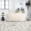 Bean Bag Sofa Lazy Sofa Comfort Lounger High Back Chair For Adults And Kids, Indoor & Outdoor - Beige - Image 11