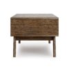 Clarkson - Lift Top Coffee Table - Rustic Natural Aged Brown - Image 7
