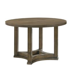 Parfield - Weathered Round Dining Table - Oak