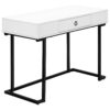 Computer Desk For Home Office, Laptop, Storage Drawers, Glossy Contemporary & Modern - White - Image 7