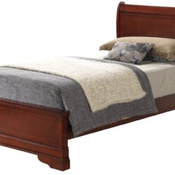 Twin Bed Charming Traditional - Cherry