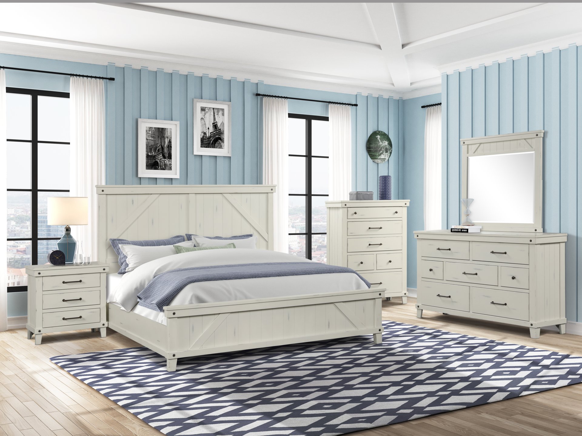 7 Drawer Dresser - White - Image 3