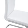 (Set of 4) Material Bow Shaped Chairs Adding Fashion To Minimalist And Contemporary Home Styles - White - Image 12