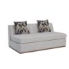 Channel - Armless Loveseat - Off White - Image 2