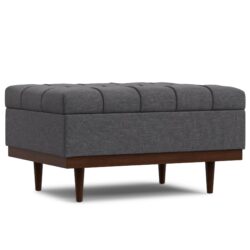 Mariah - Coffee Table Storage Ottoman - Gray