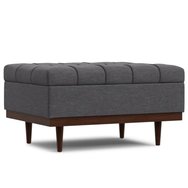 Mariah - Coffee Table Storage Ottoman - Gray