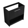 Modern 36" Bathroom Vanity With Ceramic Sink And Soft Closing Doors - Dark Oak - Image 21
